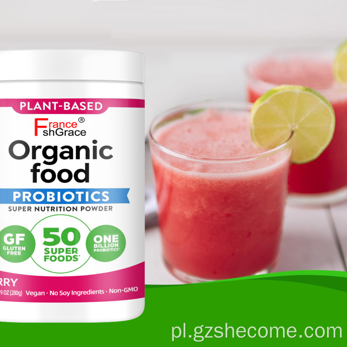 Organiczne Zielone Probiotyki Wsparcie odpornościowe